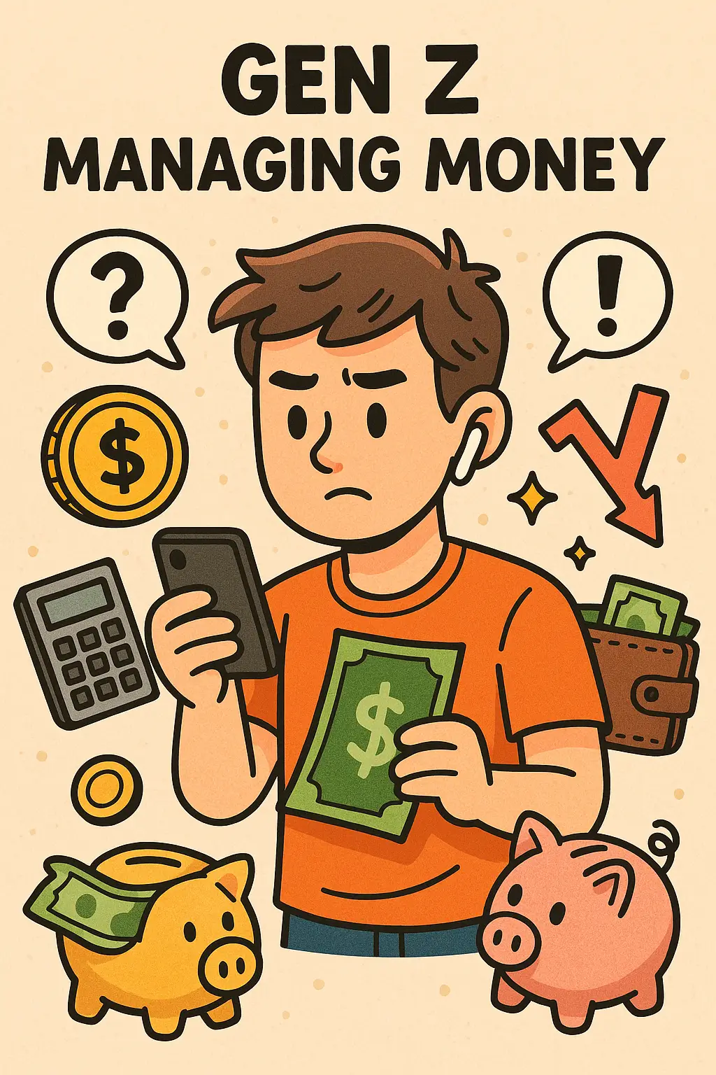 Visual representation of Gen Z financial management